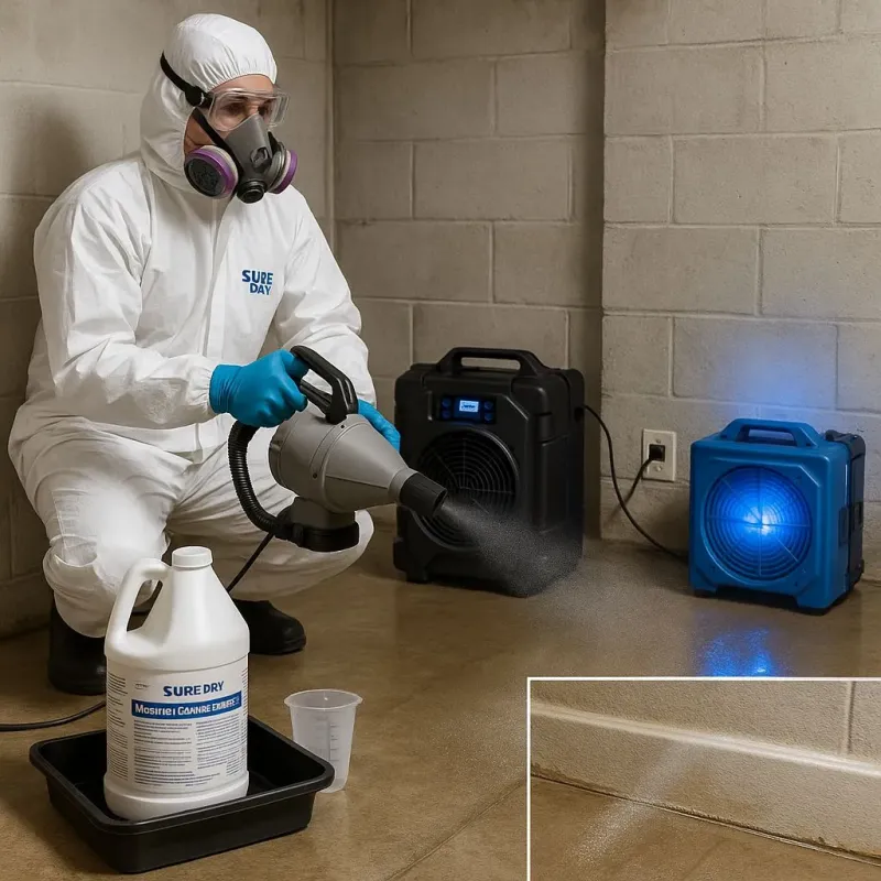 Sanitization and Odor Removal process in Tempe Junction, AZ